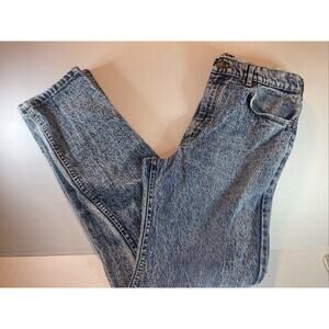 High Waist Mom Jeans Lee Straight Vintage Light *Acid Wash* Y2K 90s Size 32x31